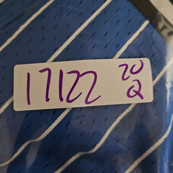 Bascom Projects‎ Shorts Mens Large 1993 XXV Basketball White Blue Pin Stripe - Picture 13 of 13